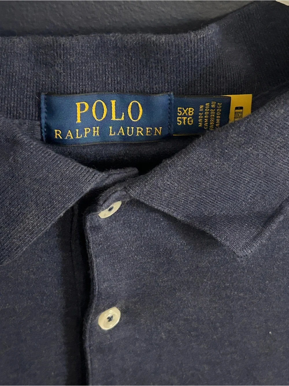 Ralph Lauren Men’s Dark Navy Polo with Embroidered Pony
